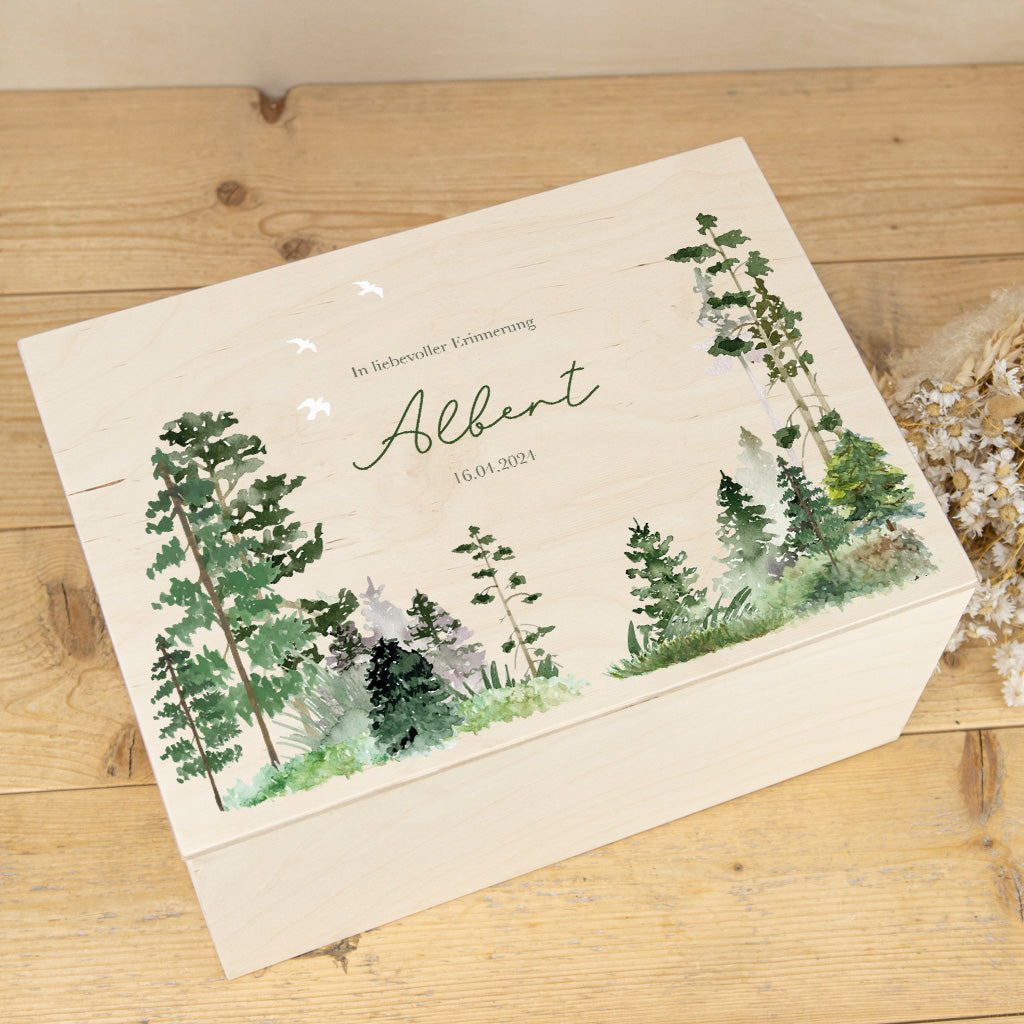 Erinnerungsbox Trauer Wald 