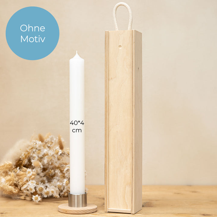 Kerzenbox ohne Motiv für 40cm Kerzen