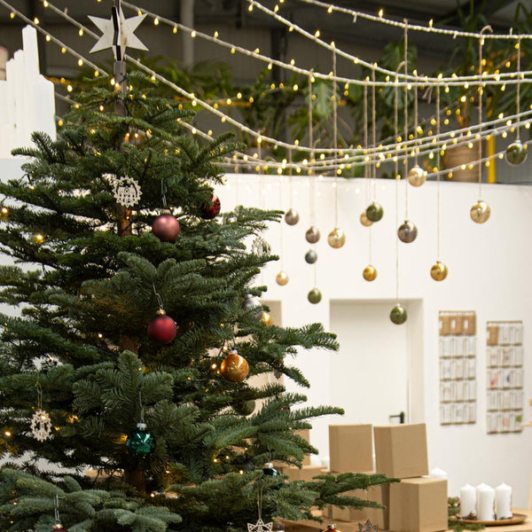 Kerzen am Adventsmarkt