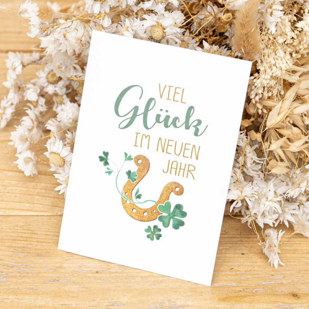 Grußkarte Neujahr