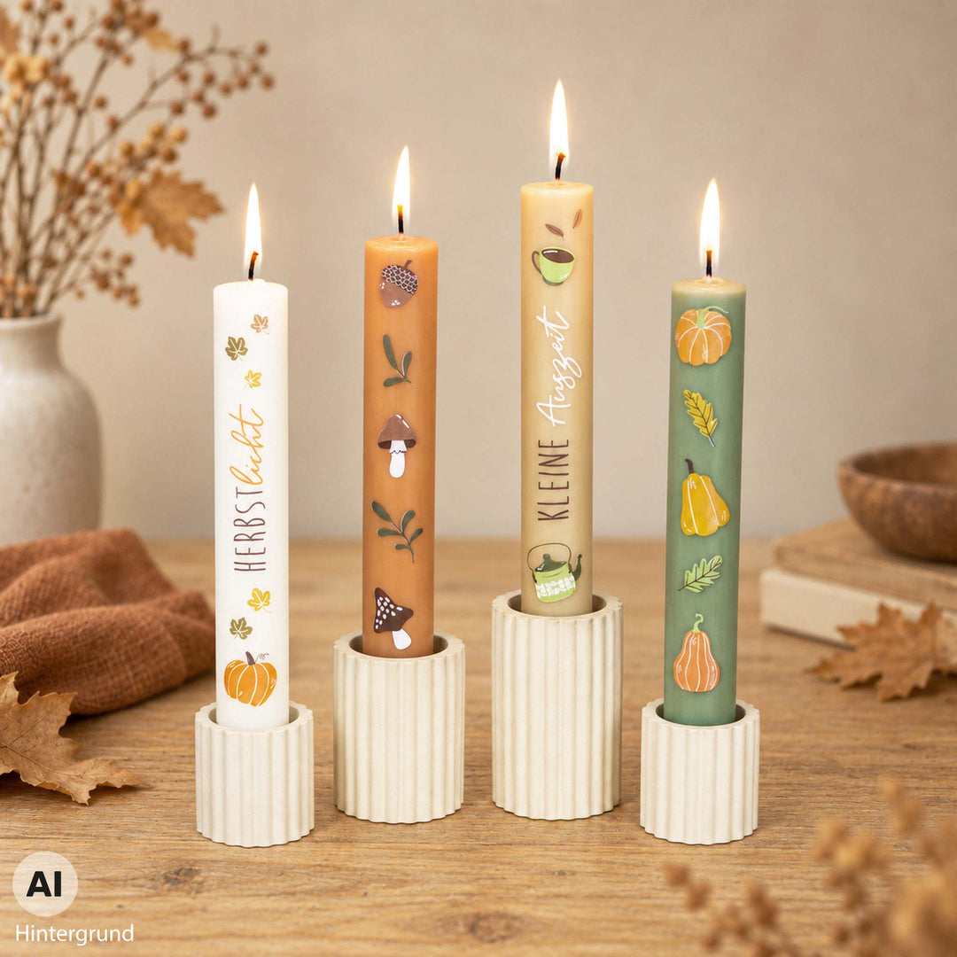 Stabkerzen-Set - Der Herbst ist da