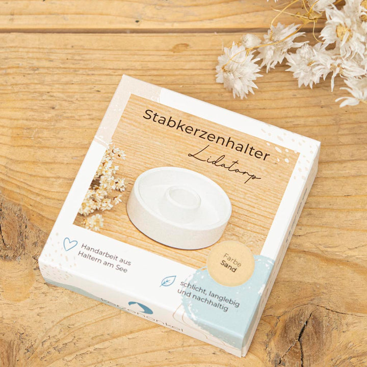 Stabkerzenhalter Lidatorp in der Verpackung