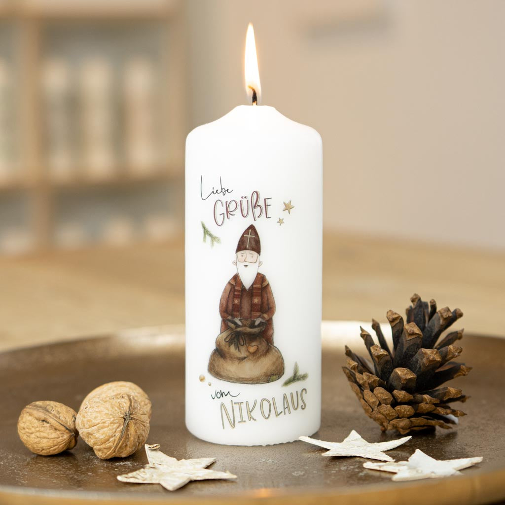 Kerze zum Nikolaus