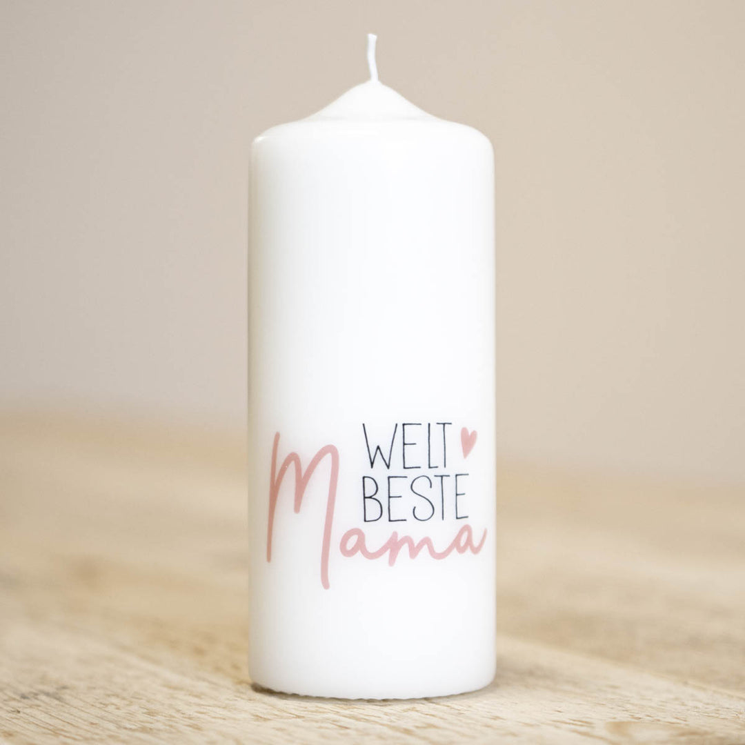 Muttertag Kerze Weltbeste Mama