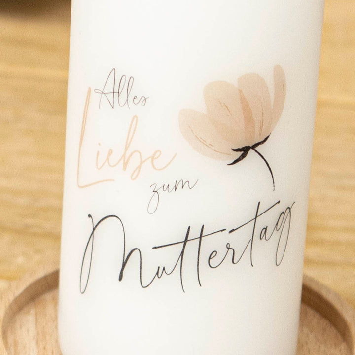 Muttertag Kerze Alles Liebe zum Muttertag